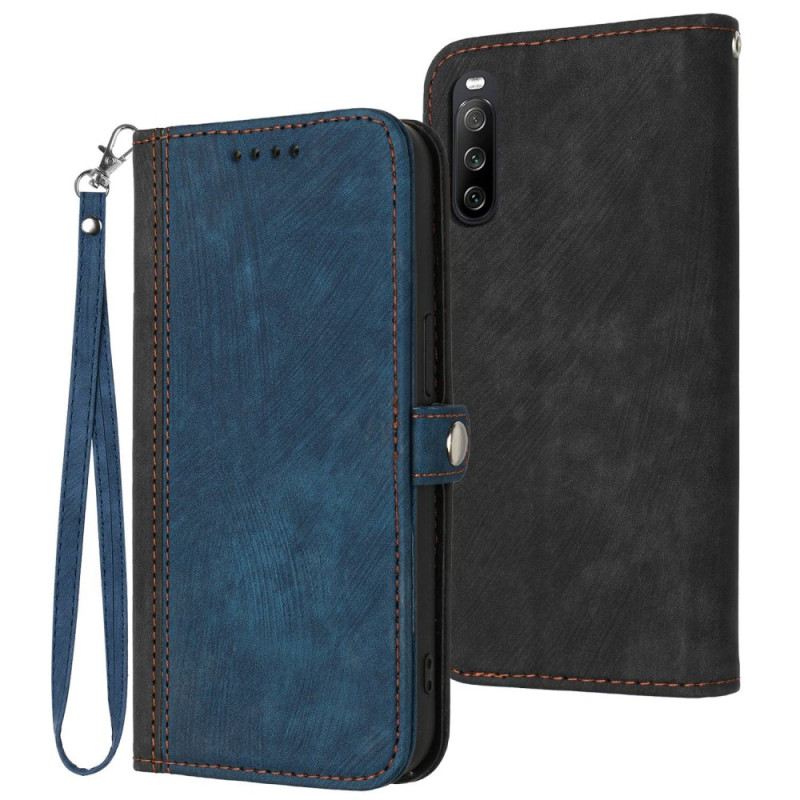 Futrola Sony Xperia 10 IV Dvobojna S Remenom