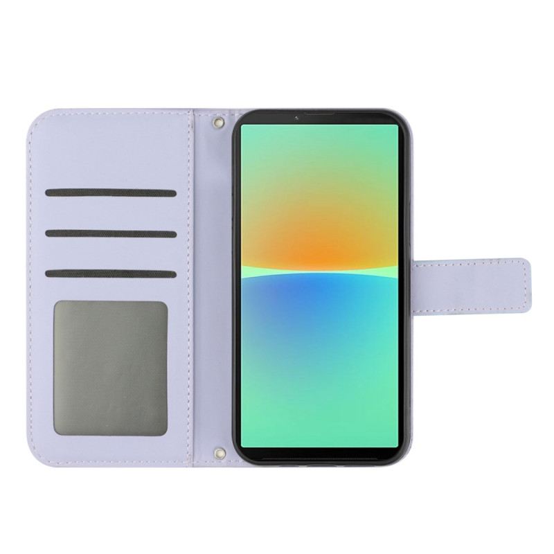 Kožna Futrola Sony Xperia 10 IV Suncokret I Naramenica