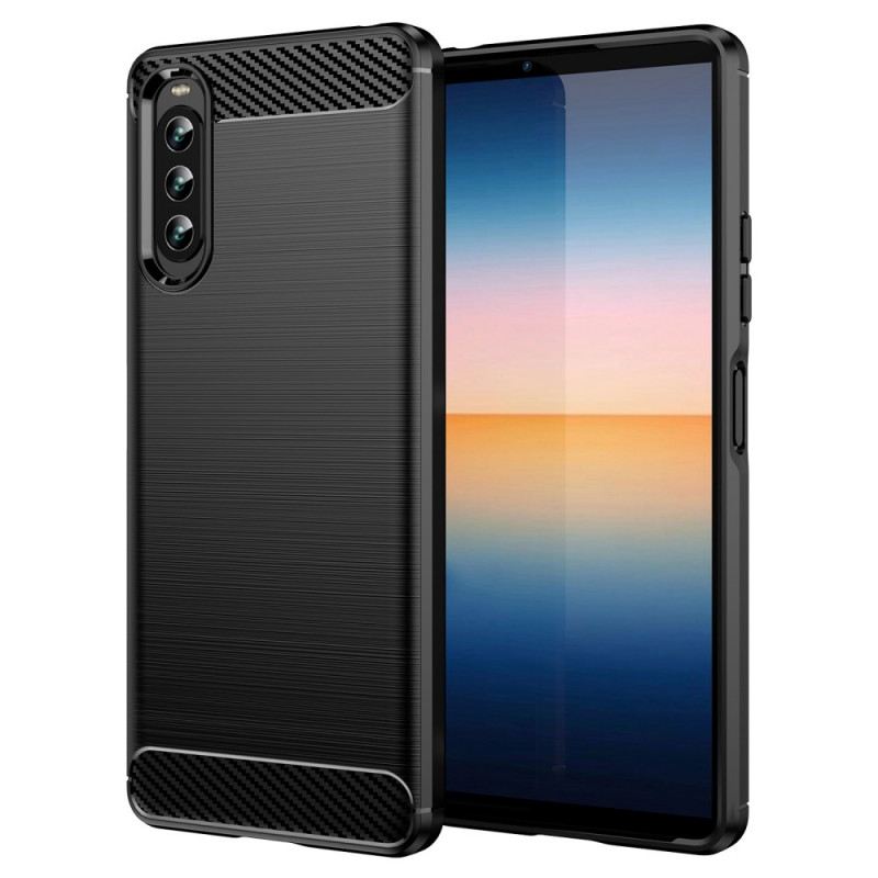 Maskica Sony Xperia 10 IV Brušena Karbonska Vlakna