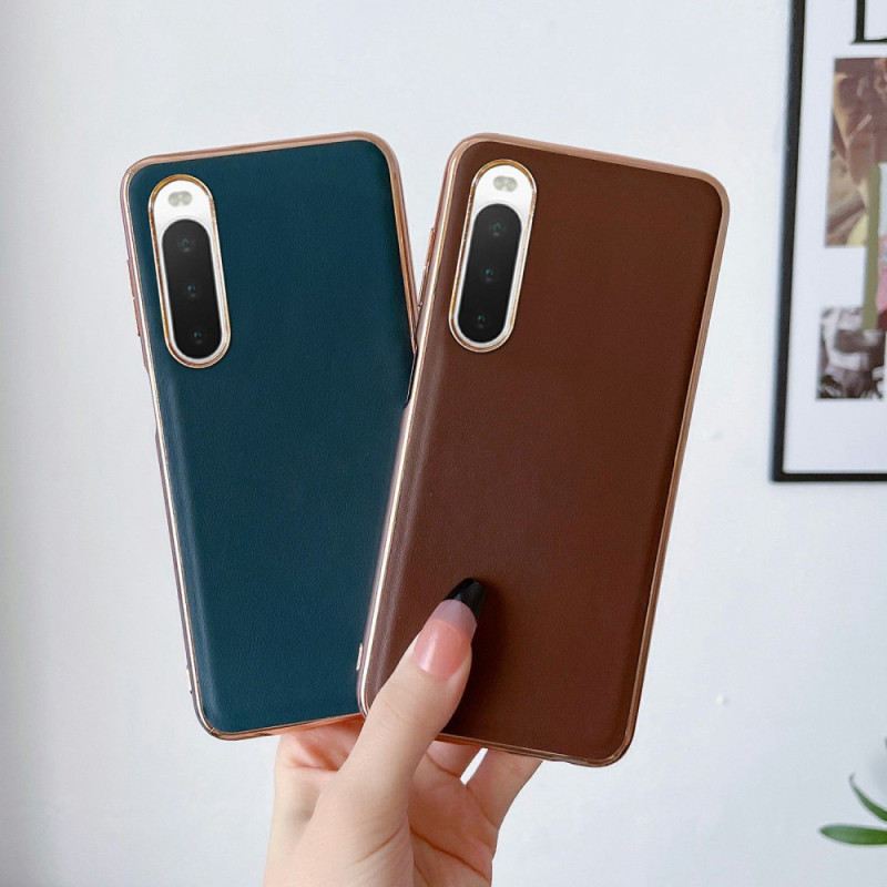 Maskica Sony Xperia 10 IV Prava Koža