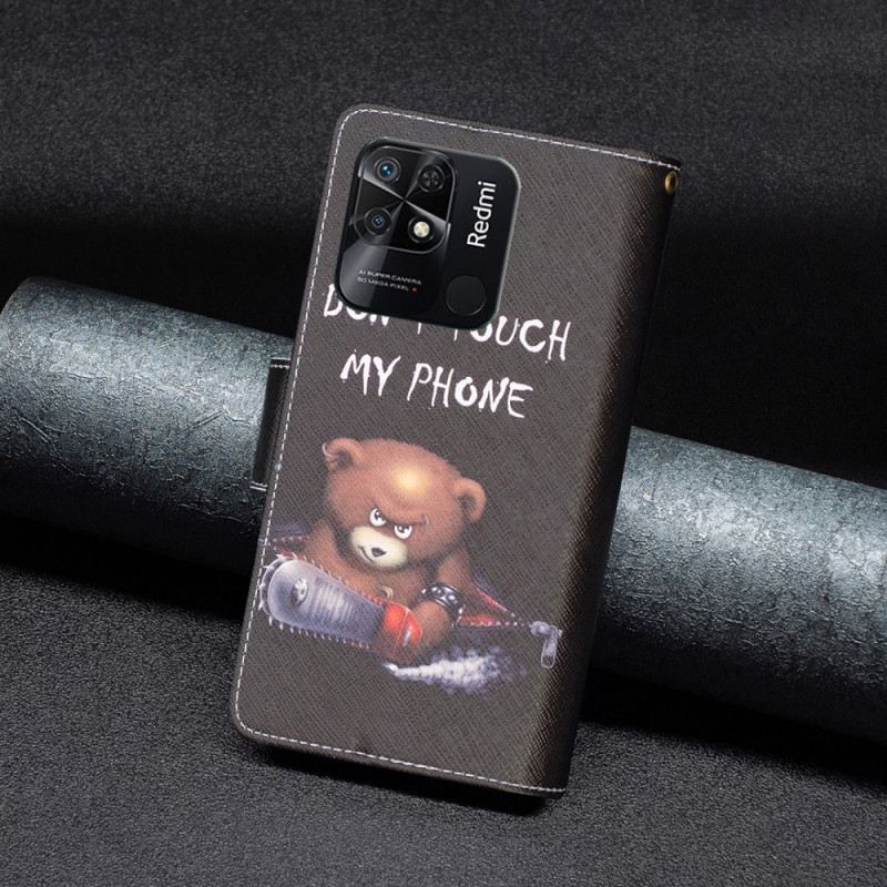 Flip Futrola Xiaomi Redmi 10C Opasni Medvjed S Džepom