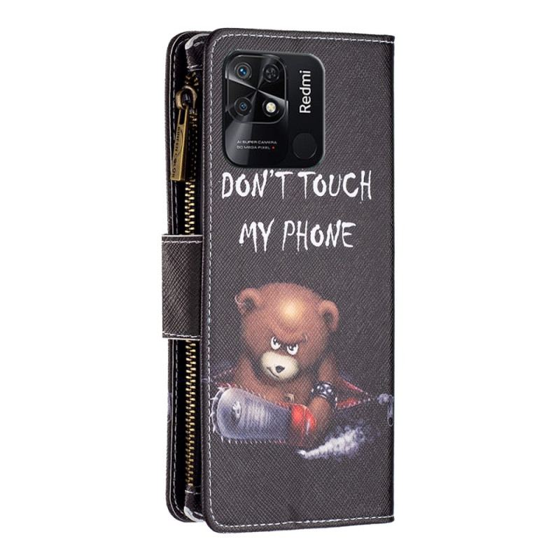 Flip Futrola Xiaomi Redmi 10C Opasni Medvjed S Džepom