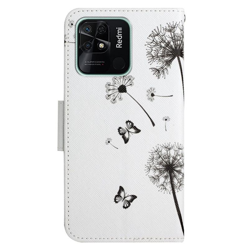 Futrola Xiaomi Redmi 10C Lanyard Love Maslačci