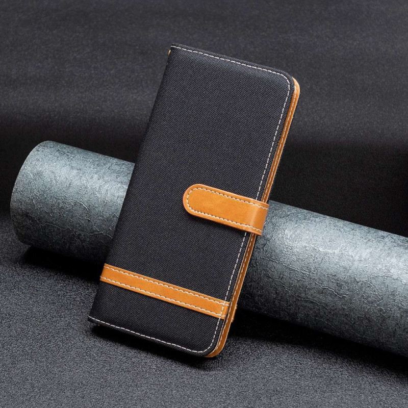 Futrola Xiaomi Redmi 10C Remen S Efektom Tkanine I Kože