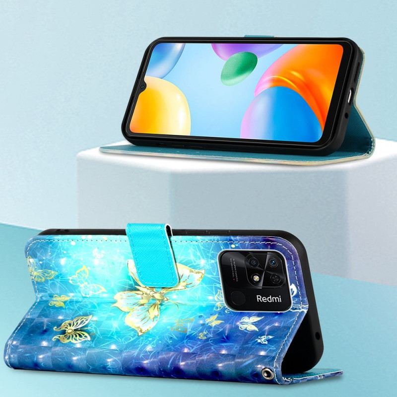 Futrola Xiaomi Redmi 10C Zapanjujuće Leptiriće Od Tangi