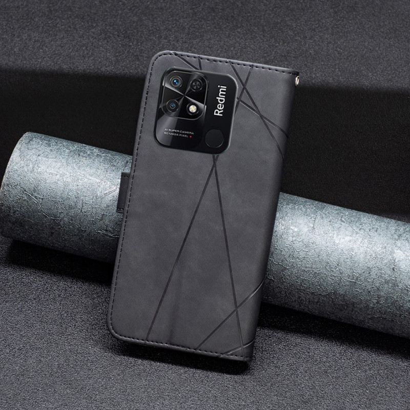Kožna Futrola Xiaomi Redmi 10C Binfen Boja Dijamanti