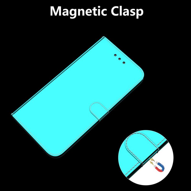 Futrola OnePlus Nord N100 Poklopac Ogledala Od Umjetne Kože