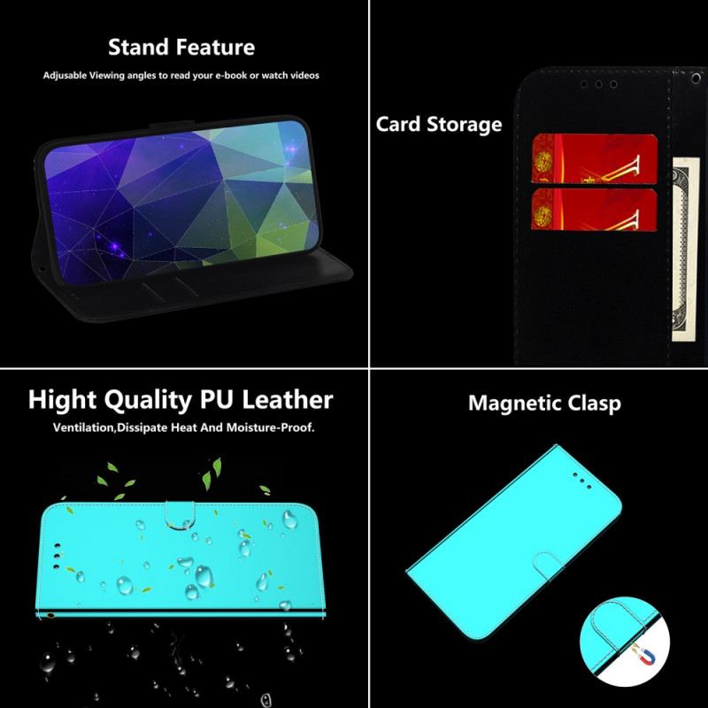 Futrola OnePlus Nord N100 Poklopac Ogledala Od Umjetne Kože