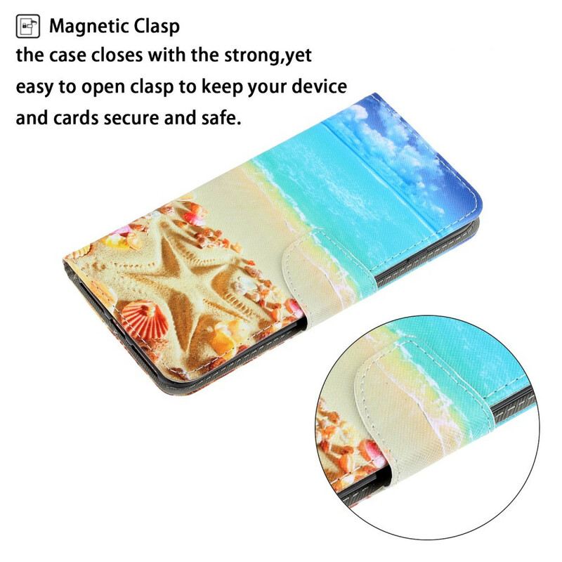 Kožna Futrola Samsung Galaxy S20 FE Lanyard Beach