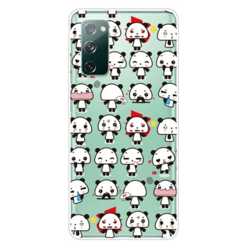 Maskica Samsung Galaxy S20 FE Bešavne Smiješne Pande