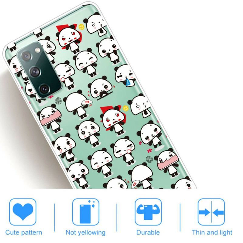 Maskica Samsung Galaxy S20 FE Bešavne Smiješne Pande