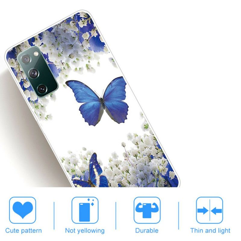 Maskica Samsung Galaxy S20 FE Dizajn Leptiri