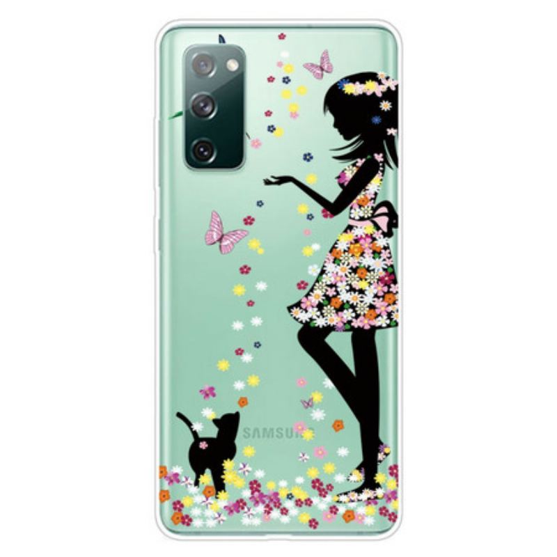 Maskica Samsung Galaxy S20 FE Lijepa Cvjetna Glava