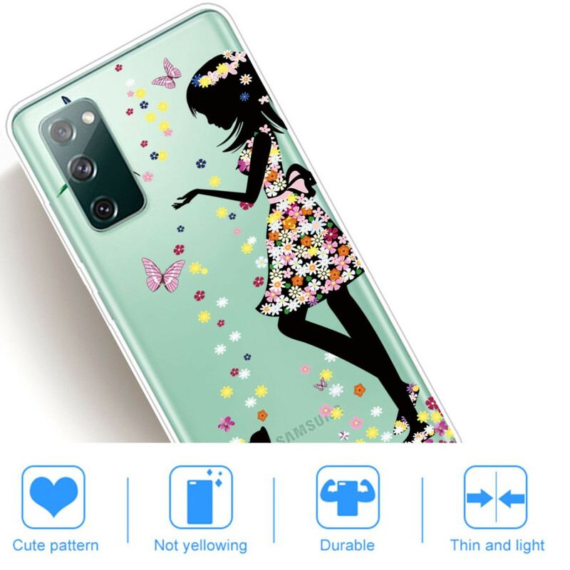 Maskica Samsung Galaxy S20 FE Lijepa Cvjetna Glava