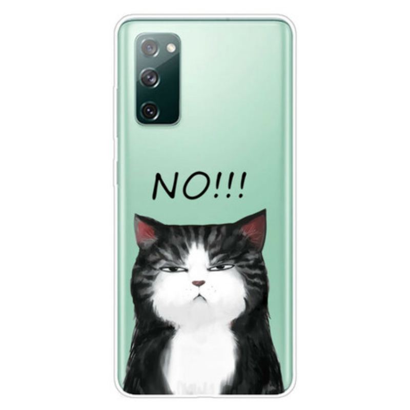 Maskica Samsung Galaxy S20 FE Mačka Koja Kaže Ne