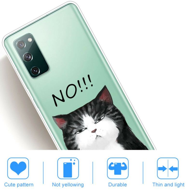 Maskica Samsung Galaxy S20 FE Mačka Koja Kaže Ne