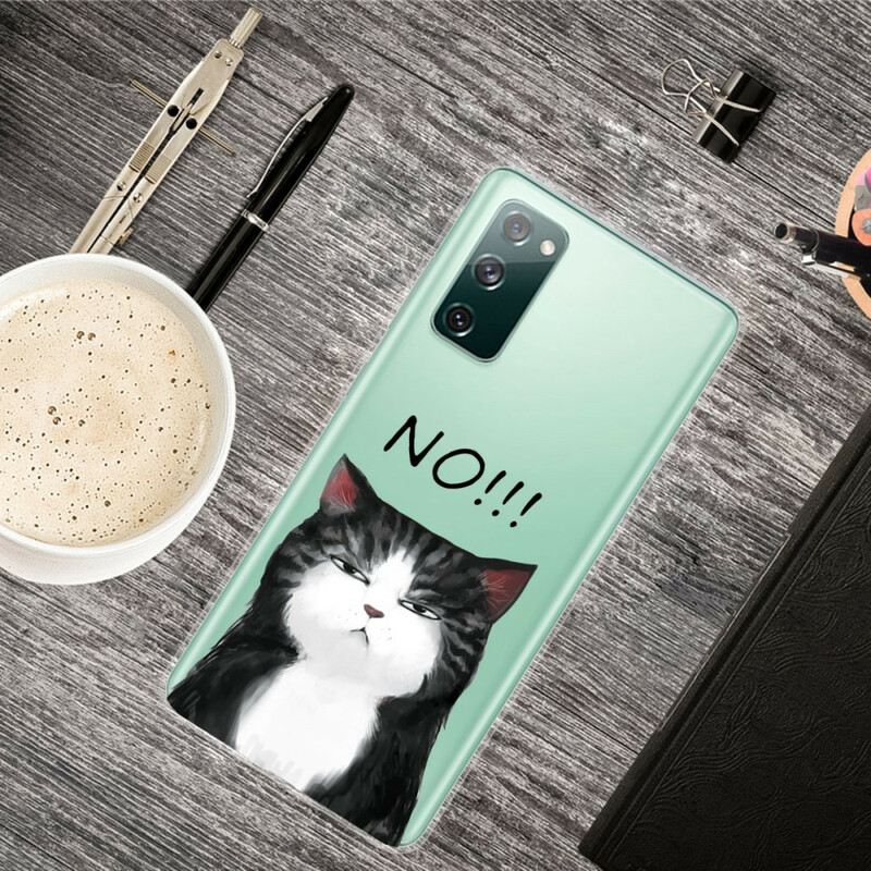 Maskica Samsung Galaxy S20 FE Mačka Koja Kaže Ne
