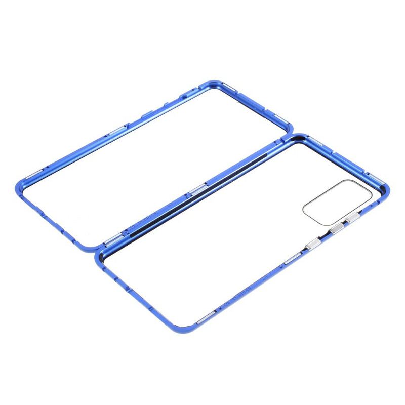 Maskica Samsung Galaxy S20 FE Metalni Rubovi I Stražnja Strana Od Kaljenog Stakla