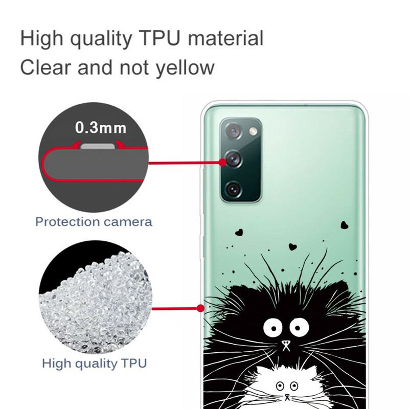 Maskica Samsung Galaxy S20 FE Pogledajte Mačke