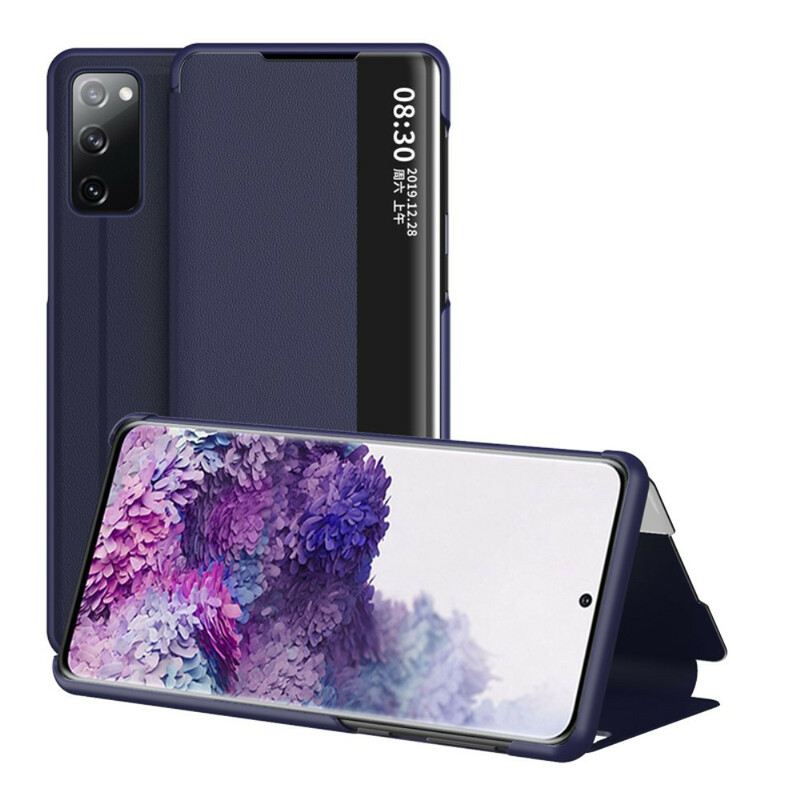 Maskica Samsung Galaxy S20 FE Teksturirana Umjetna Koža
