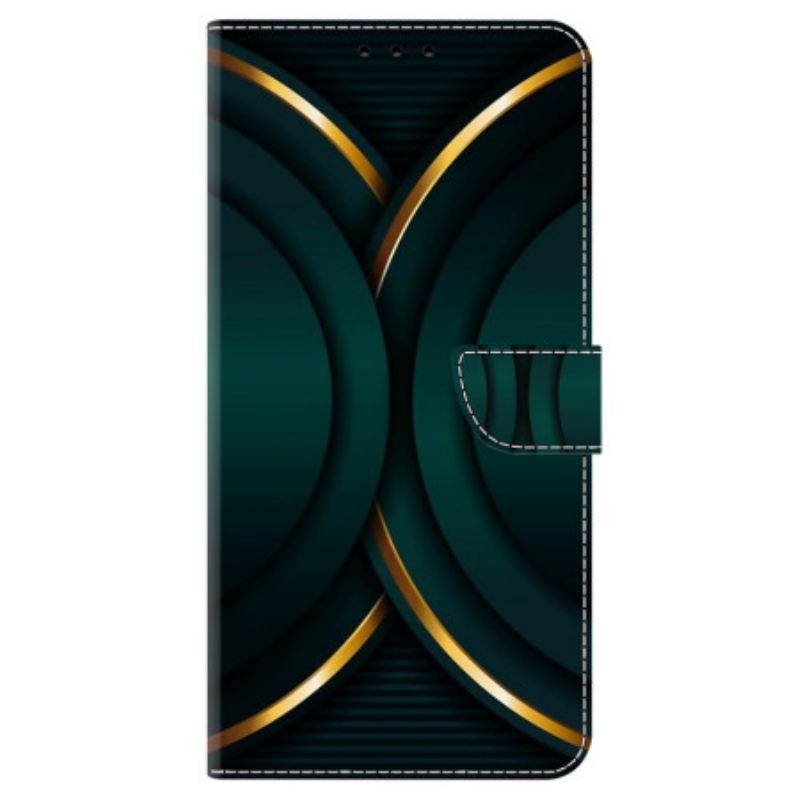 Kožna Futrola Oppo A98 5g Zlatni Obris
