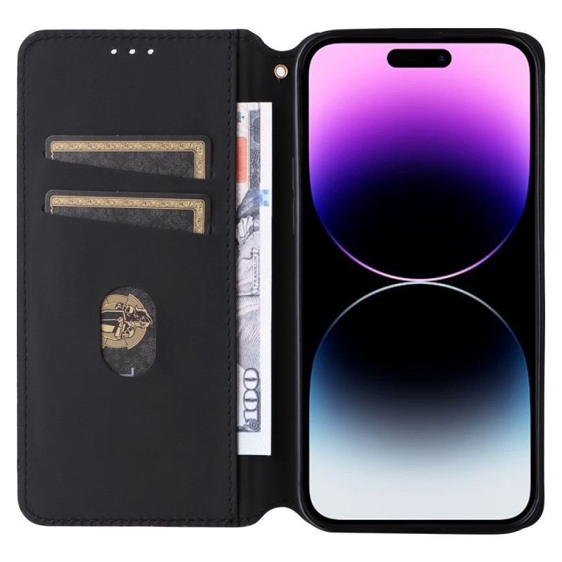 Flip Futrola iPhone 15 Kožna Futrola 3d Kocke