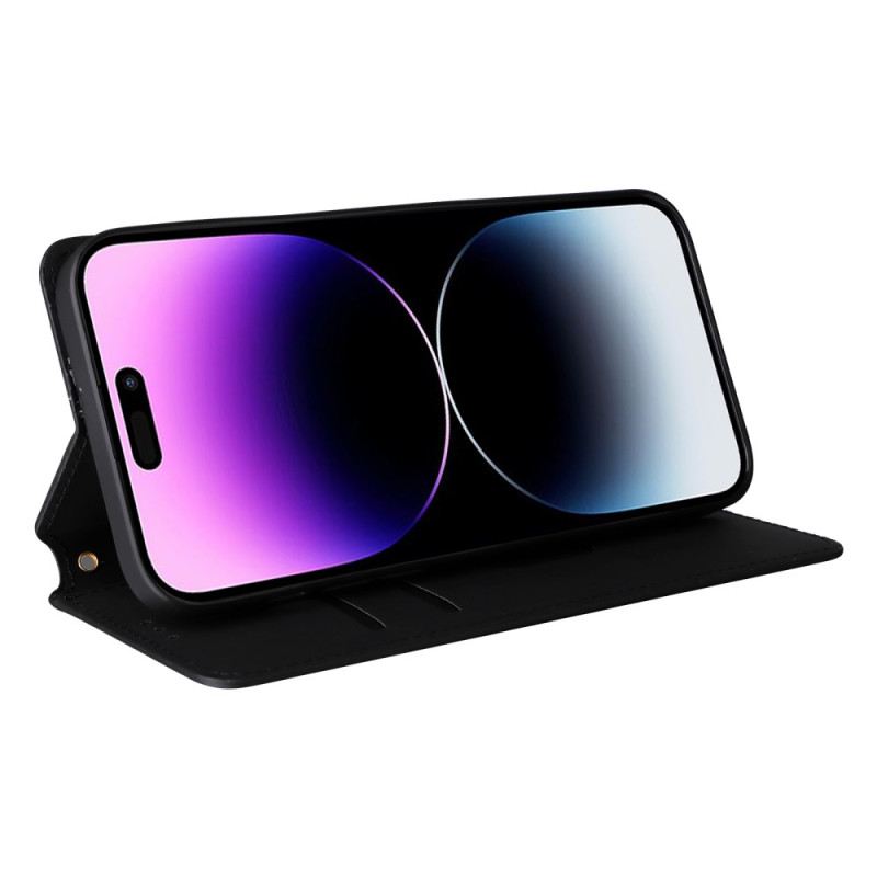 Flip Futrola iPhone 15 Kožna Futrola 3d Kocke