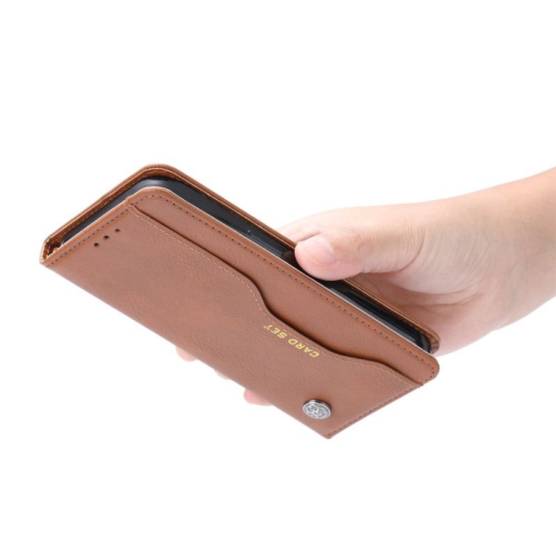 Flip Futrola iPhone 15 Kožna Futrola Set Kartica