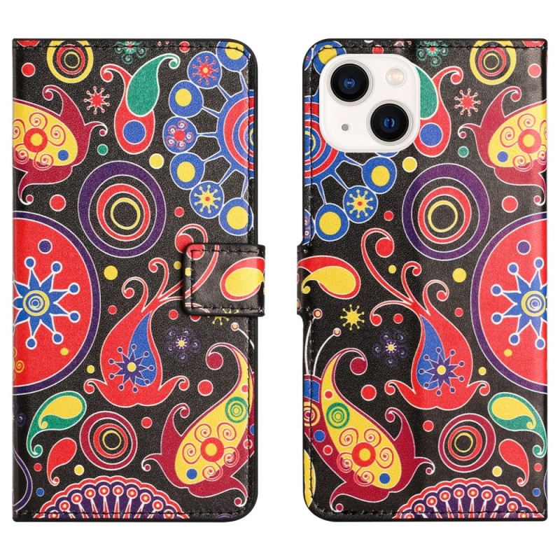 Flip Futrola iPhone 15 Uzorak Galaksije