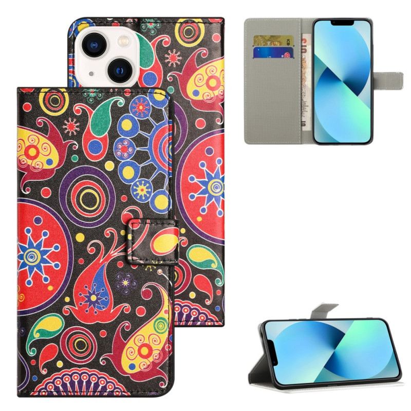 Flip Futrola iPhone 15 Uzorak Galaksije