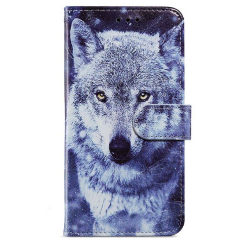 Futrola iPhone 15 Bijeli Vuk S Remenom