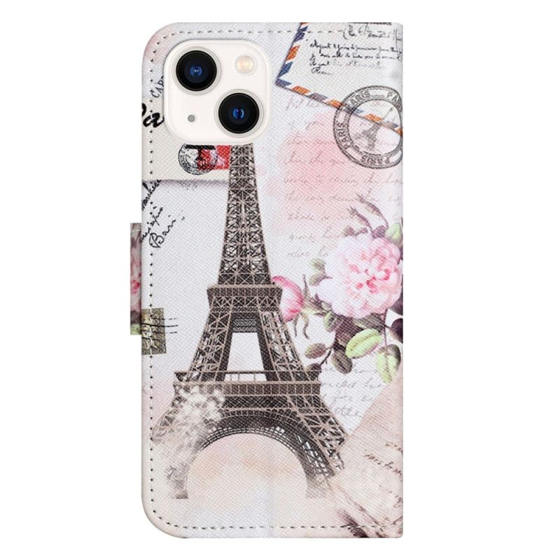 Futrola iPhone 15 Vintage Eiffelov Toranj