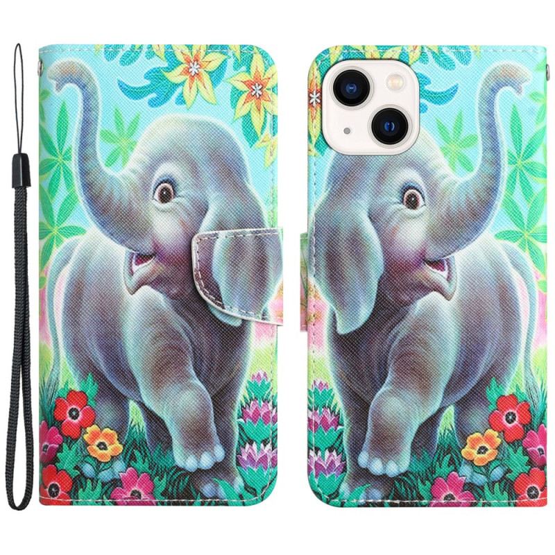 Kožna Futrola iPhone 15 Hod Slonova Uzicu