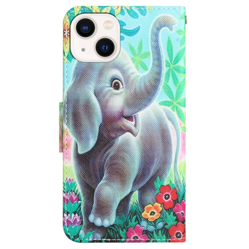 Kožna Futrola iPhone 15 Hod Slonova Uzicu