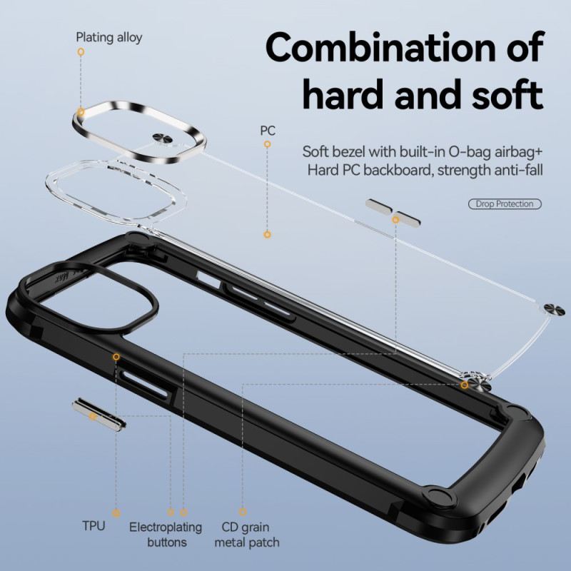 Maskica iPhone 15 Ojačani Uglovi