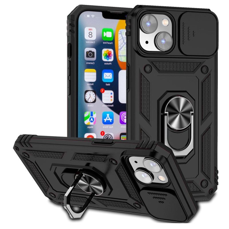 Maskica iPhone 15 Potporni Prsten I Štitnik Za Leće