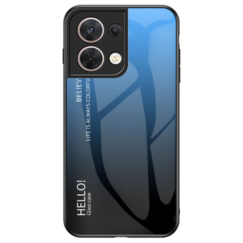 Maskica Oppo Reno 8 Kaljeno Staklo Pozdrav