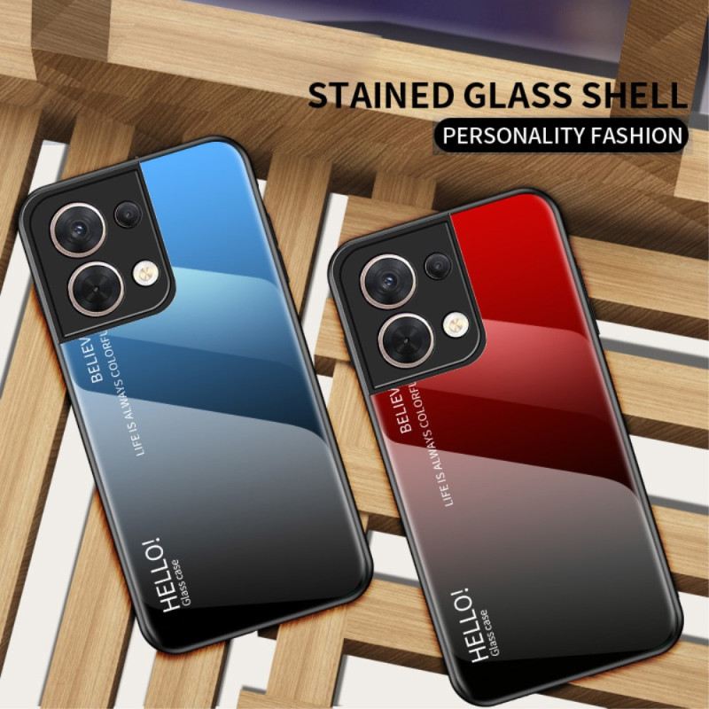 Maskica Oppo Reno 8 Kaljeno Staklo Pozdrav