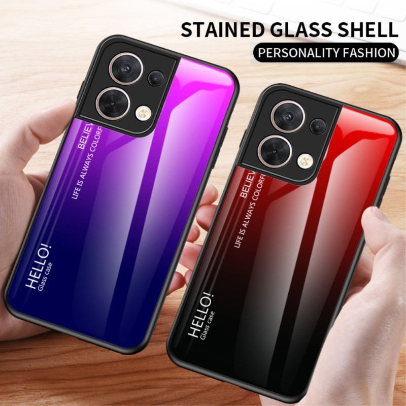 Maskica Oppo Reno 8 Kaljeno Staklo Pozdrav