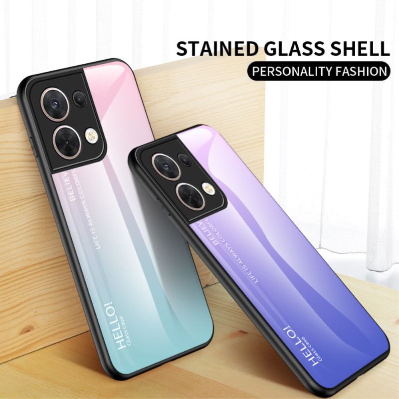 Maskica Oppo Reno 8 Kaljeno Staklo Pozdrav