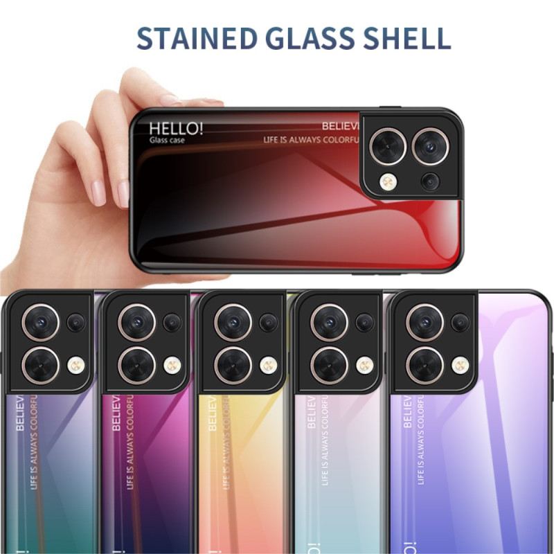 Maskica Oppo Reno 8 Kaljeno Staklo Pozdrav