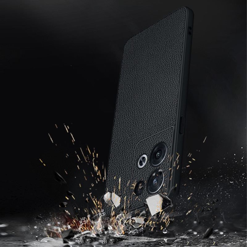 Maskica Oppo Reno 8 Prava Litchi Koža