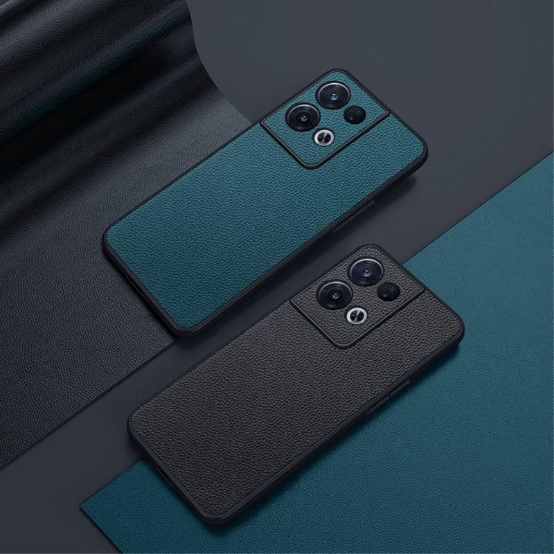 Maskica Oppo Reno 8 Prava Litchi Koža