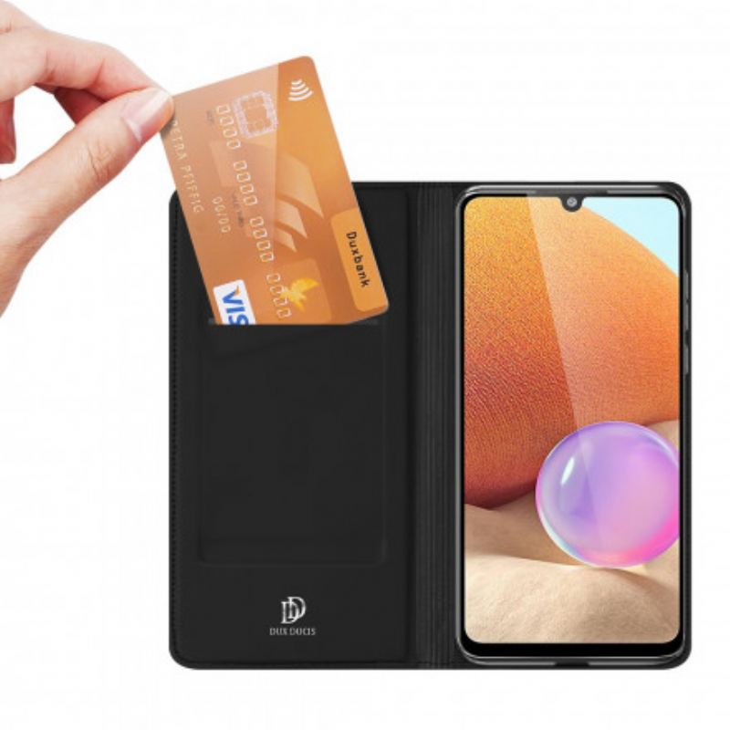 Flip Futrola Samsung Galaxy A32 Kožna Futrola Skin Pro Series Dux Ducis