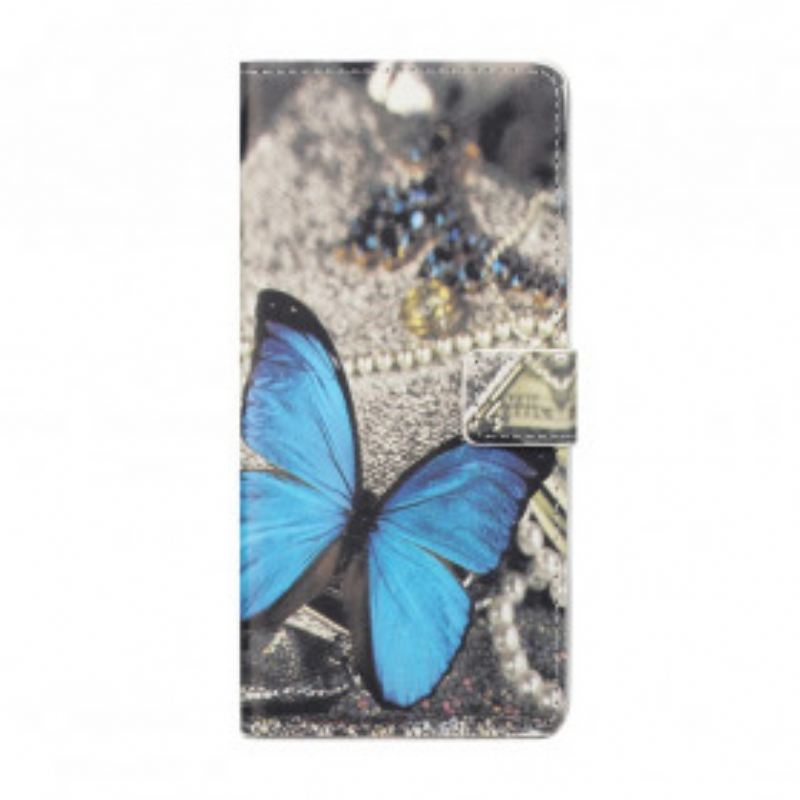 Kožna Futrola Samsung Galaxy A32 Butterfly Prestige Blue