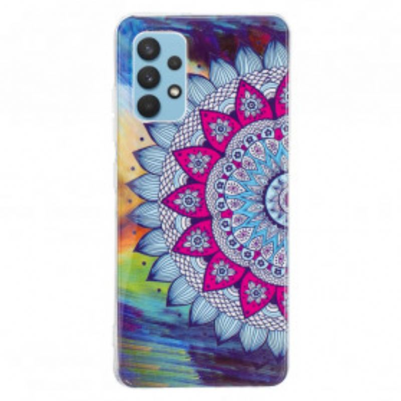Maskica Samsung Galaxy A32 Fluorescentna Šarena Mandala