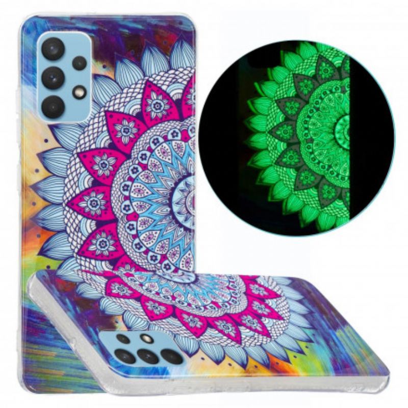 Maskica Samsung Galaxy A32 Fluorescentna Šarena Mandala