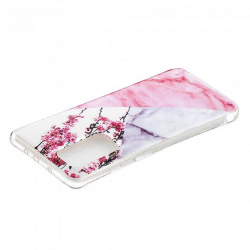 Maskica Samsung Galaxy A32 Mramorirani Cvijet Šljive