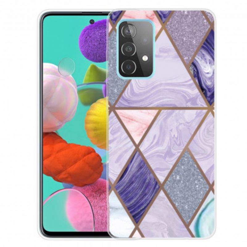Maskica Samsung Galaxy A32 Promjenjivi Geometrijski Mramor