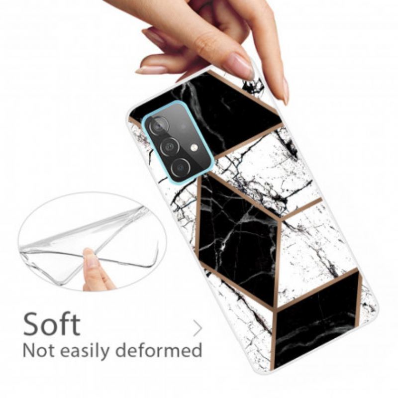 Maskica Samsung Galaxy A32 Promjenjivi Geometrijski Mramor
